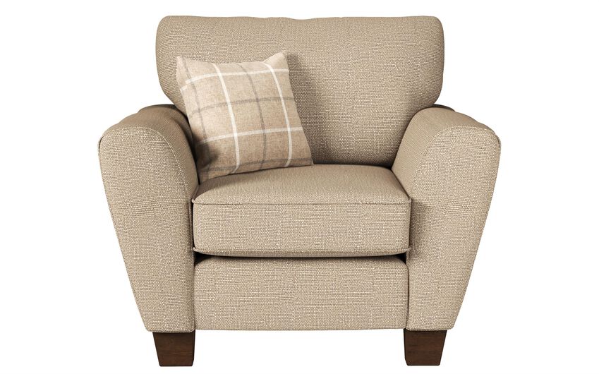 ScS Living Cream Theo Fabric Standard Chair