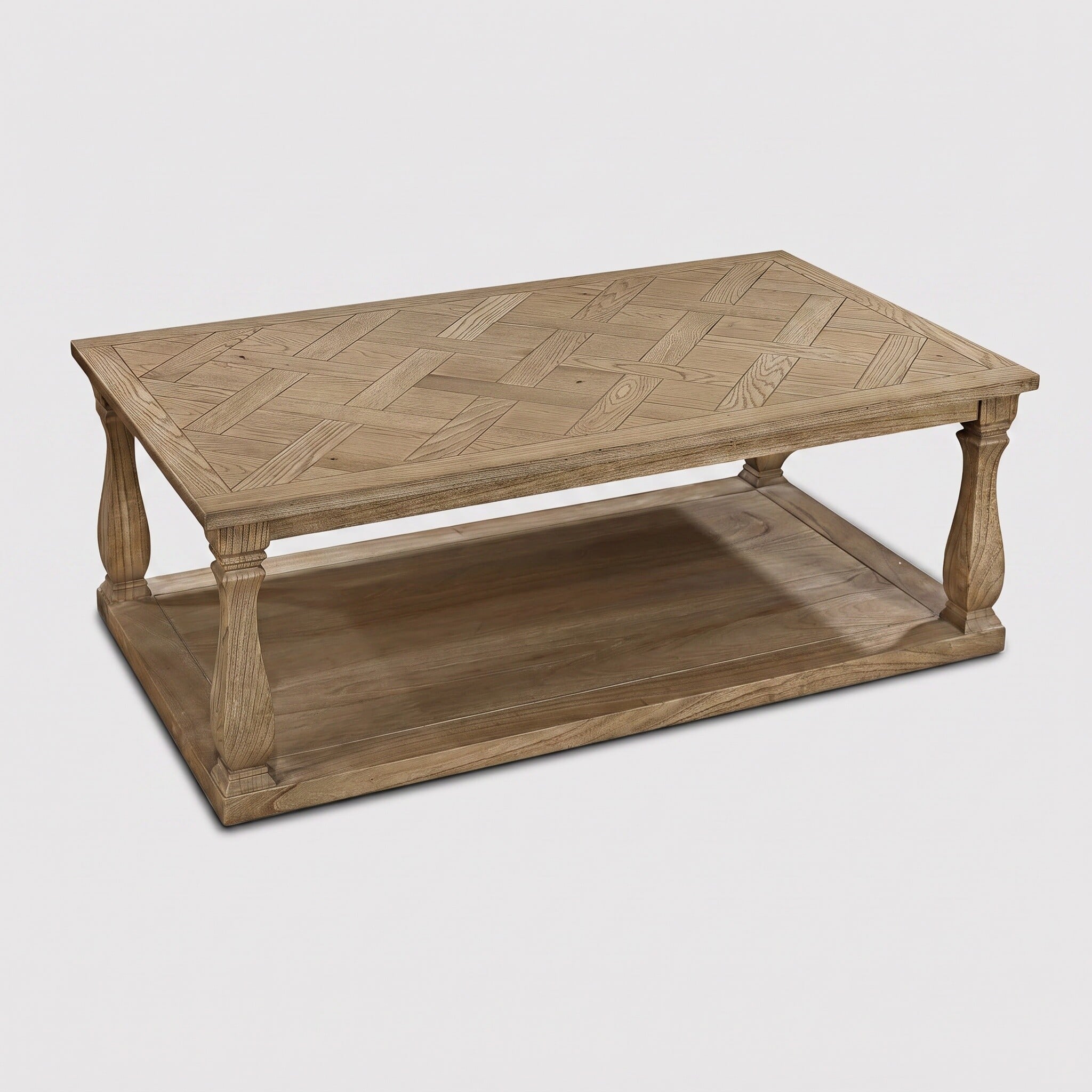 Papillon Rectangular Coffee Table 40x120x70cm, Brown Oak | Barker & Stonehouse