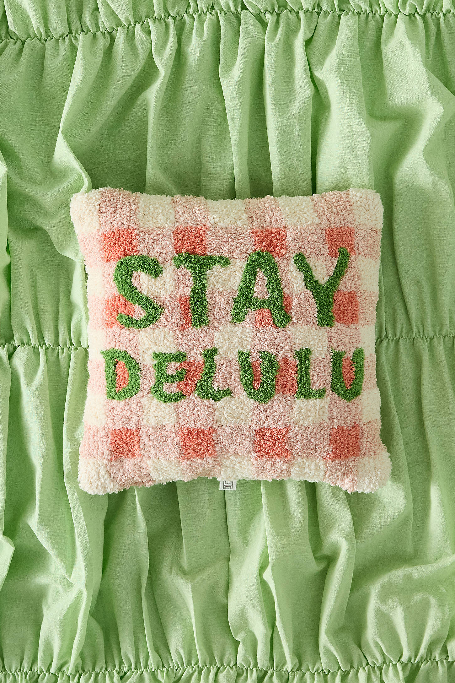 Stay Delulu Mini Tufted Cushion