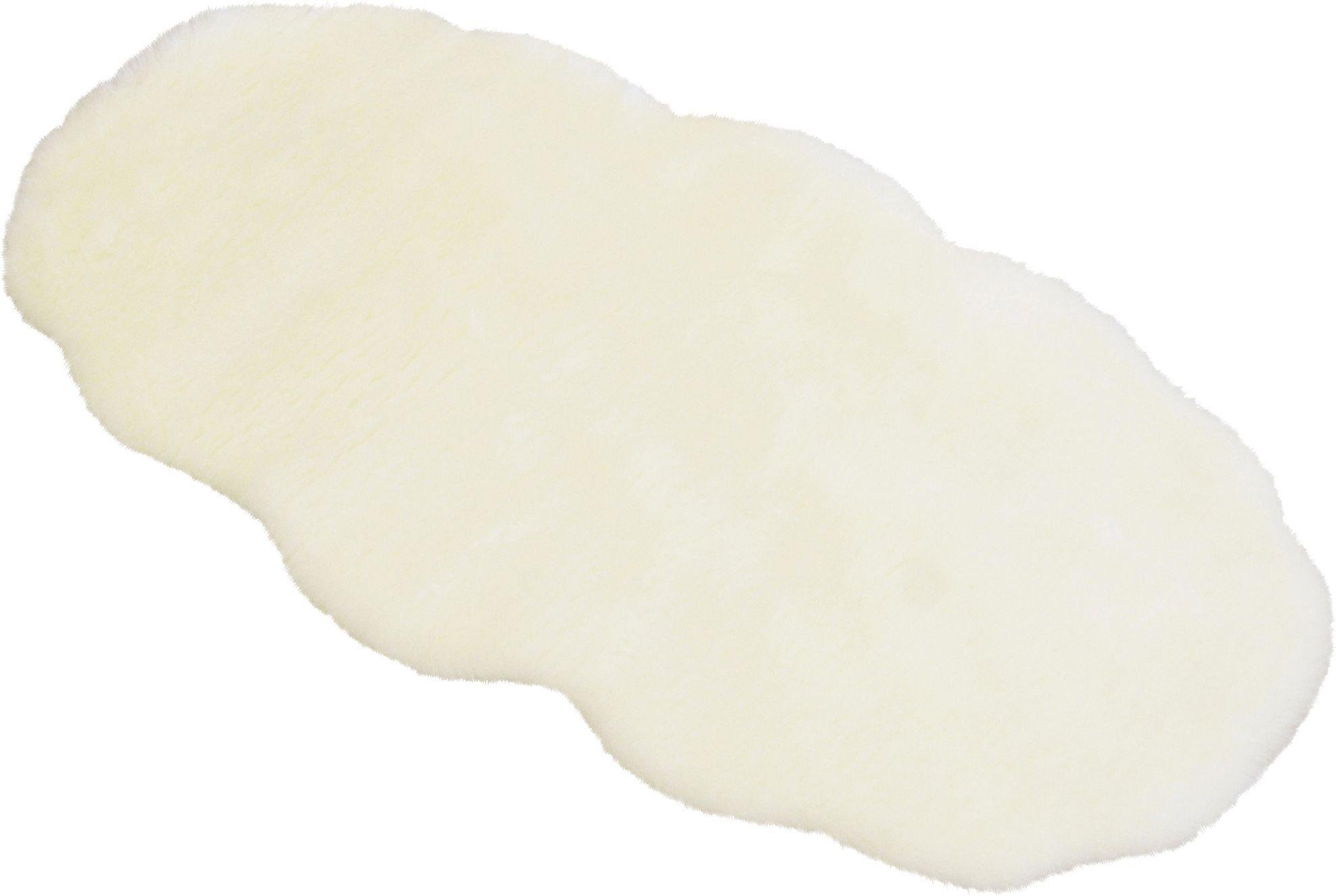 Homemaker Faux Fur Shaggy Rug - 75x133cm - Natural