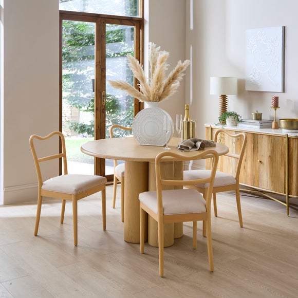 Alora 4 Seater Round Dining Table