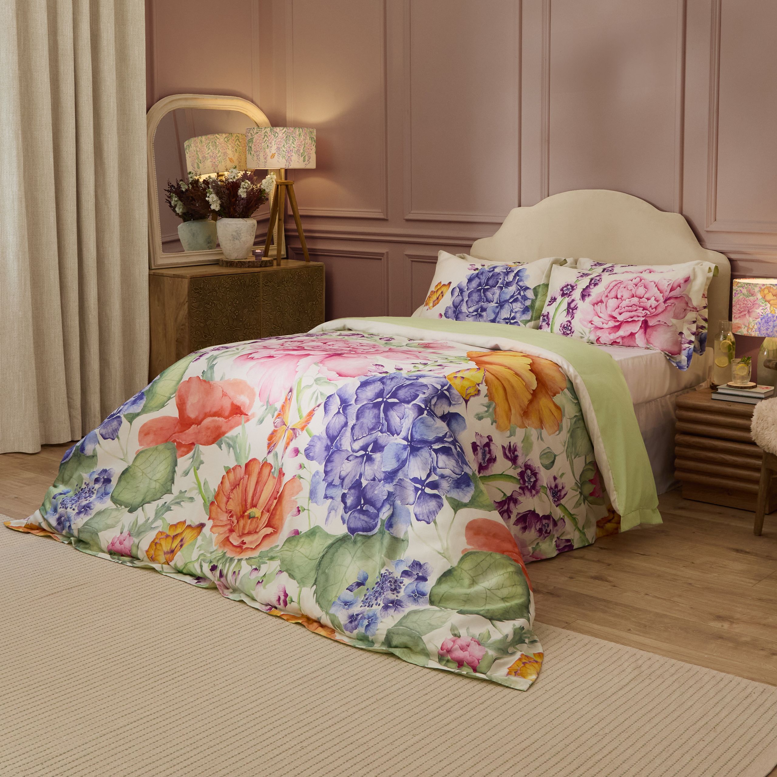 Voyage Maison Idalia Oxford Edge 100% Cotton Duvet Cover Set