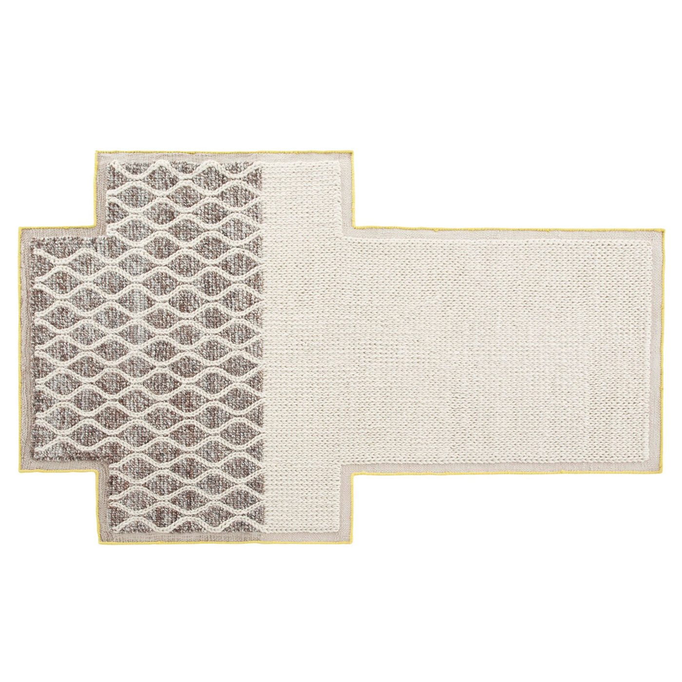 Gandia Blasco Mangas Rhombus Rug 160 x 250cm Ivory