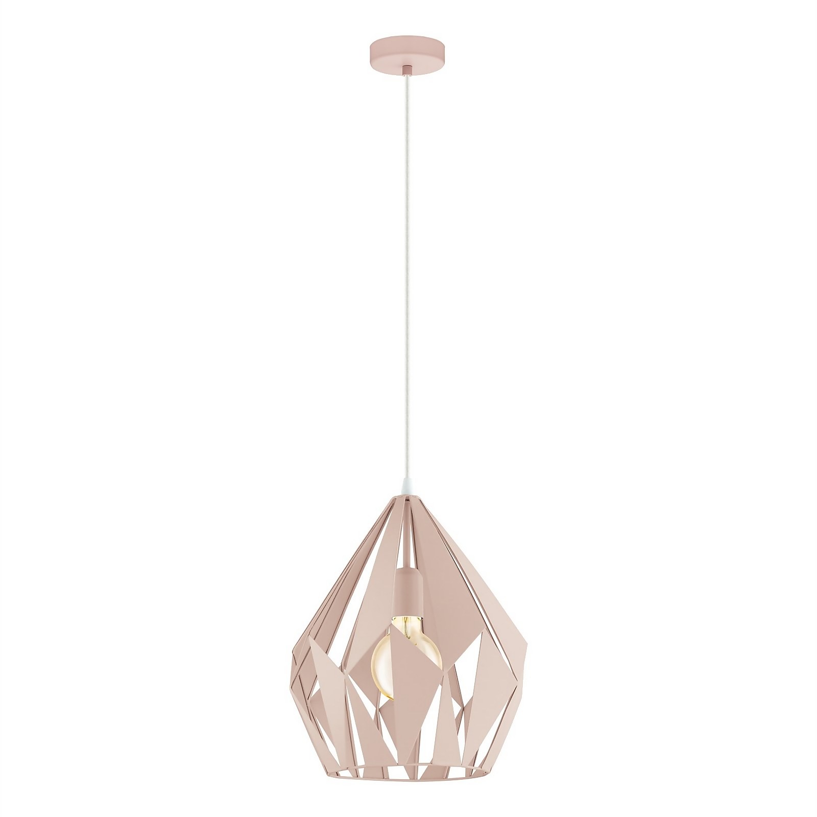 Eglo Carlton-P Geo Pendant - Apricot