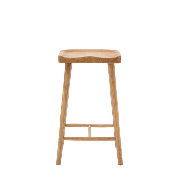 Tampa Bar Stool, Natural Oak