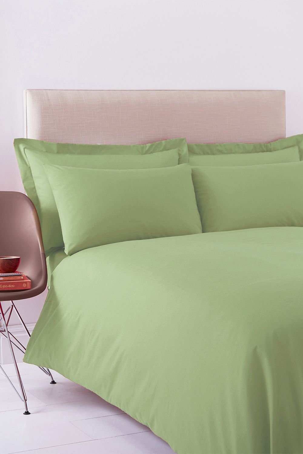 Martex Poetry Plain Dyed Duvet Cover Set in Pale Green