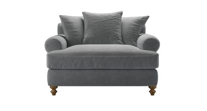 Teddy Loveseat Sofabed in Thatch Smart Velvet - sofa.com
