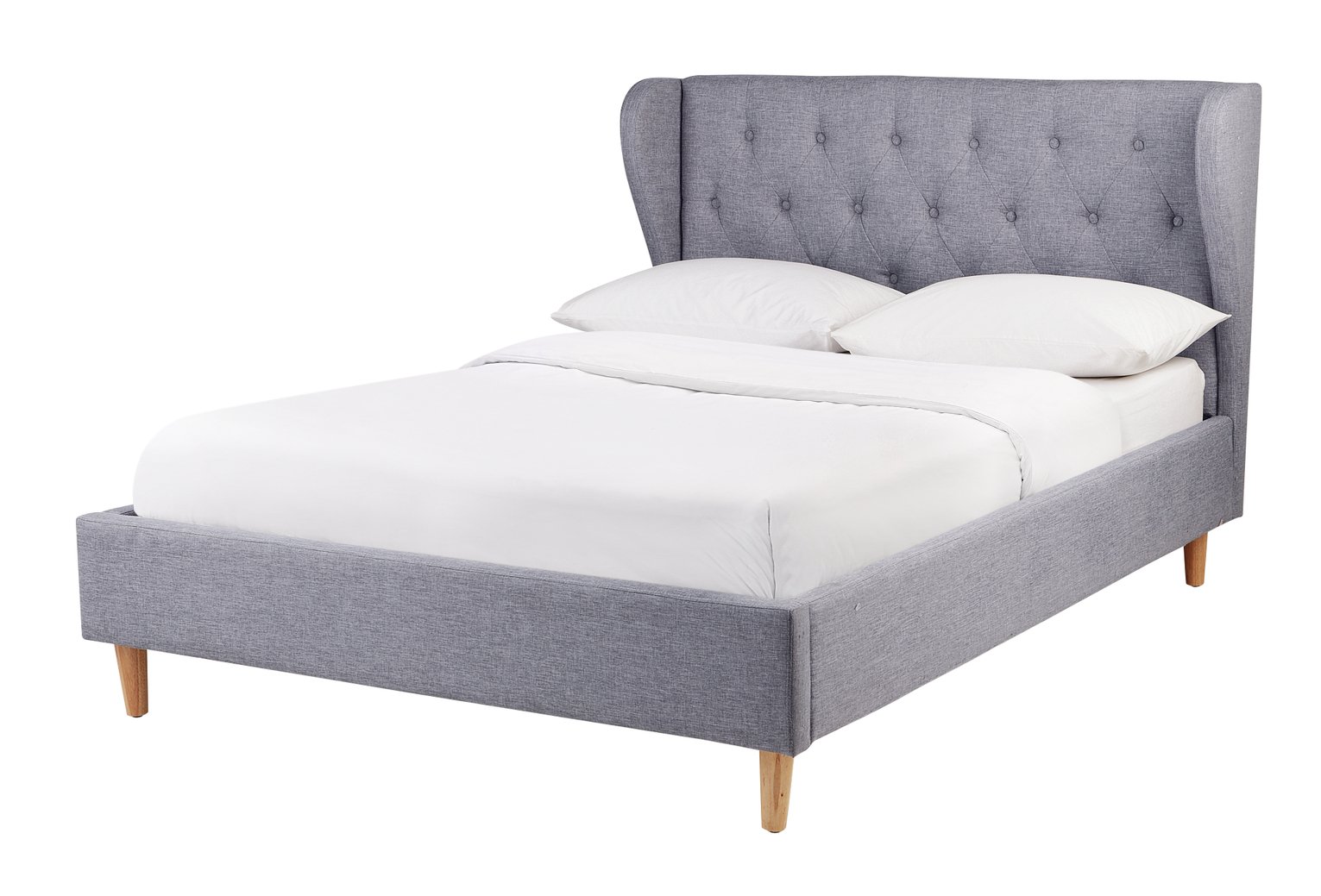 Argos Home TC Condor Double Bed Frame - Grey