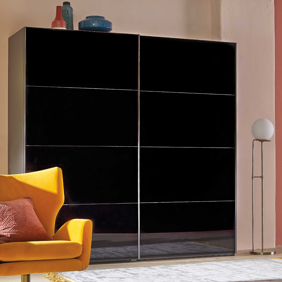 Atlanta Gliding 2 Door Wardrobe