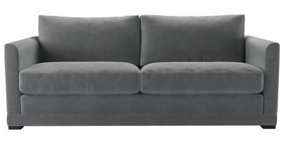 Aissa 3 Seat Sofa Bed in Thatch Smart Velvet - sofa.com