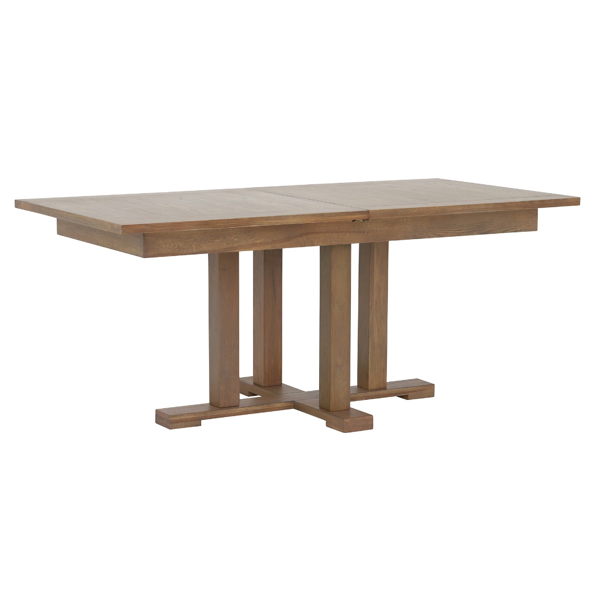 Roker Extending Dining Table, Burnt Oak