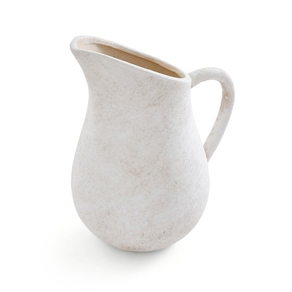 Concrete Effect Stoneware Jug Vase 3