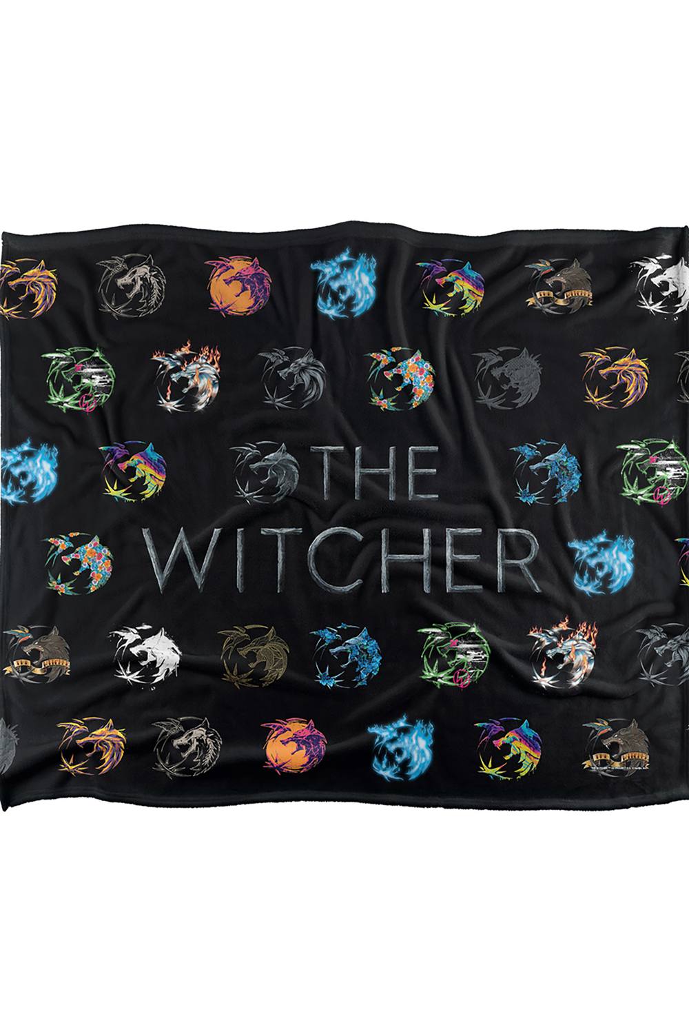 The Witcher Crest Collage Silky Touch Soft Throw Blanket 152 X 127 Cm