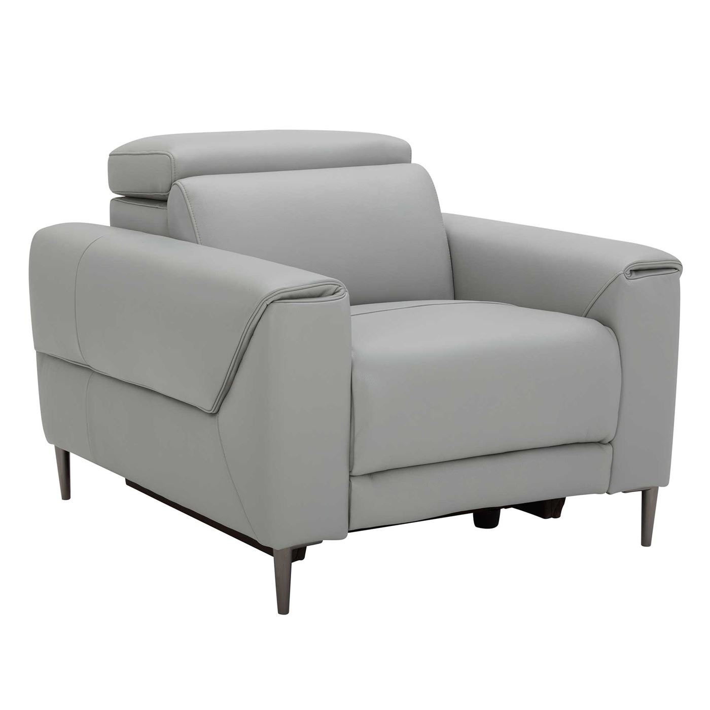 Bayswater Electric Recliner Chair With Electric Headrest, Orlando Quiet Grey O7304