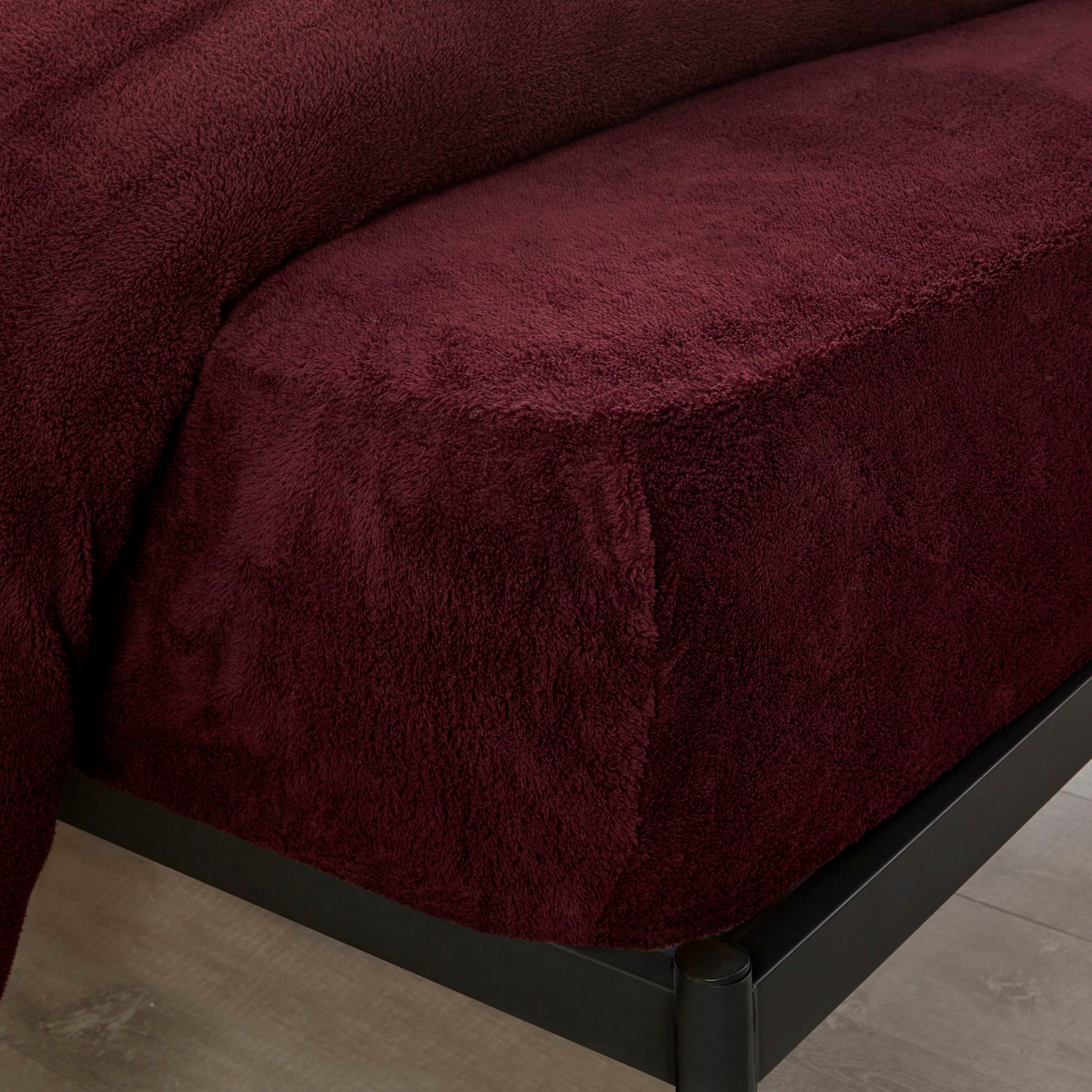 Teddy Bear Fitted Sheet Red