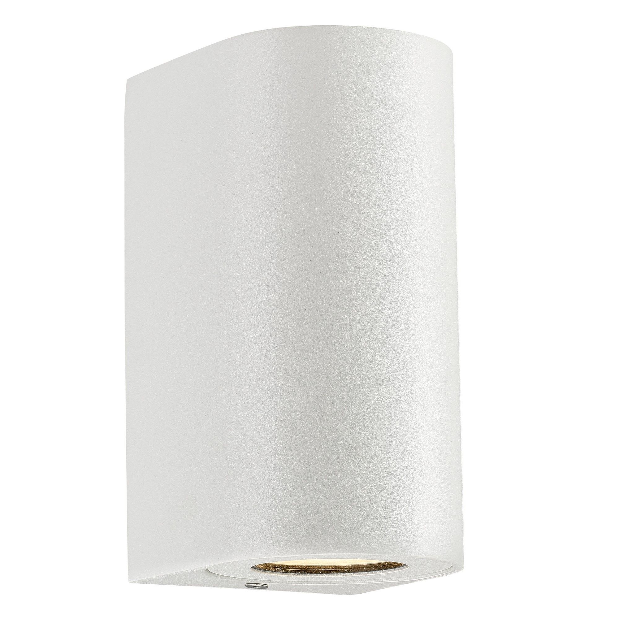 Nordlux Modern Outdoor Wall Light White Aluminium GU10 Weatherproof - Mains Powered, IP44