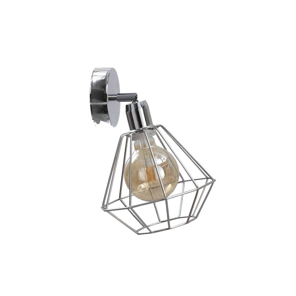 Netlighting Kinkiet Wall Lamp Silver 20cm 1x E27