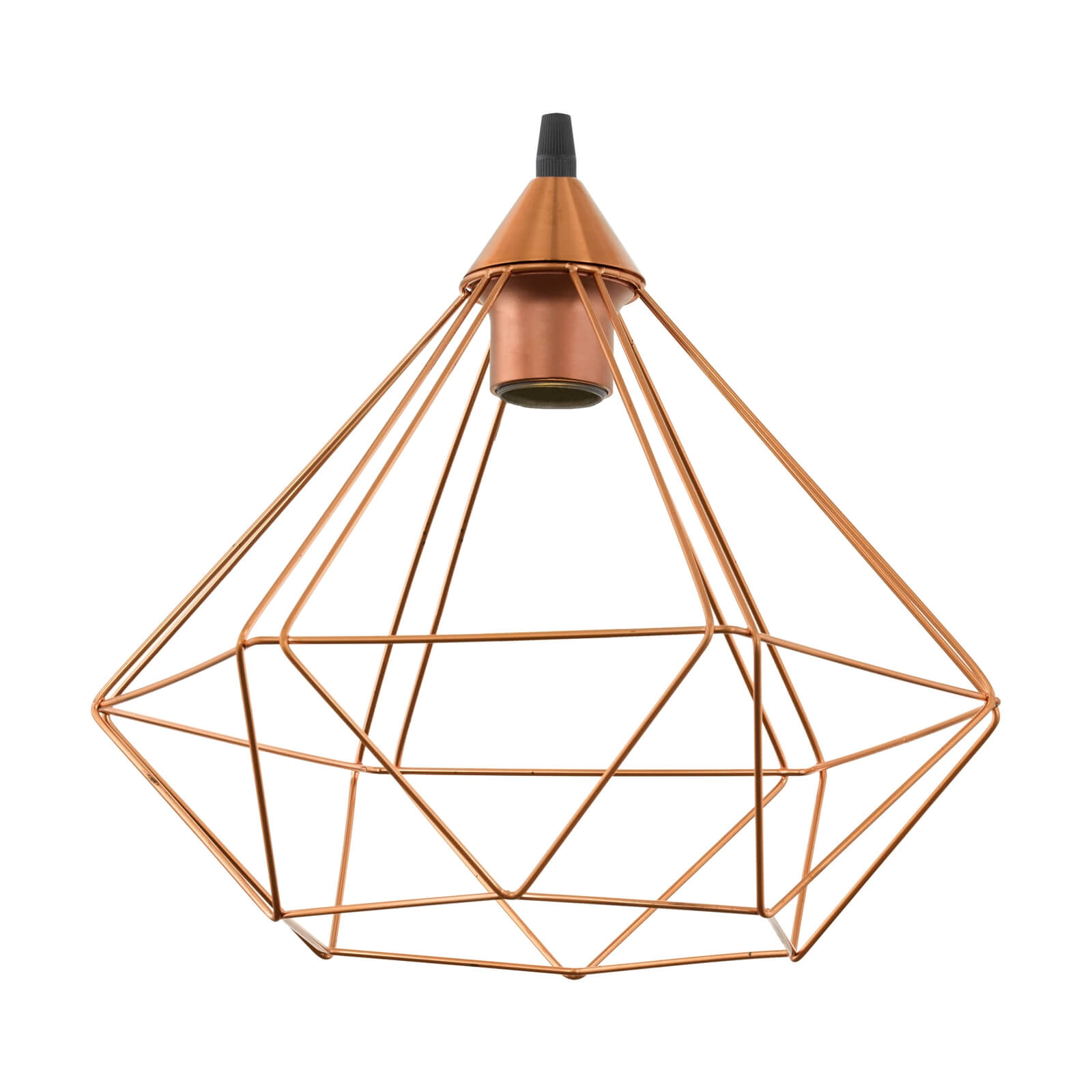 Eglo Tarbes Geometric Copper Steel Easyfit Shade
