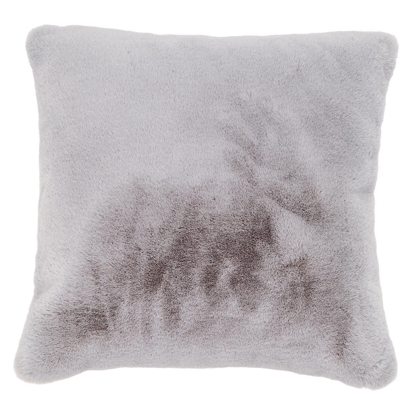 Faux Fur Rabbit Cushion - 50cm - Vapour
