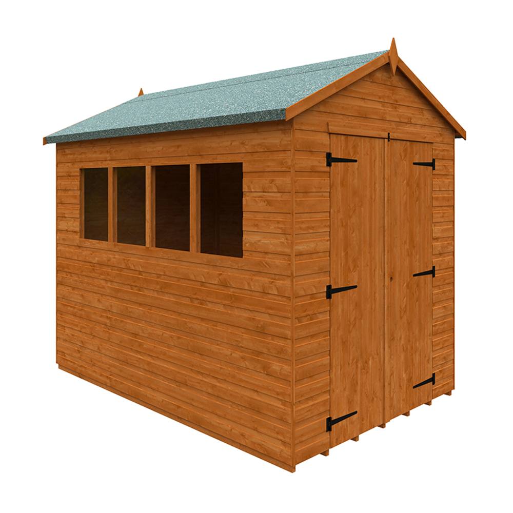 Buttercup Farm 9 x 6 Feet Workshop 12mm Shed - L265 x W175 x H240.5 cm in Burnt Orange