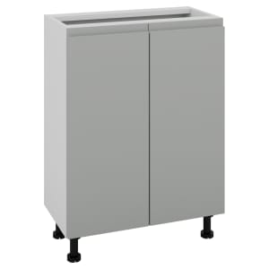 Wickes Lakemoor Dust Grey Slimline Depth Base Unit - 500mm