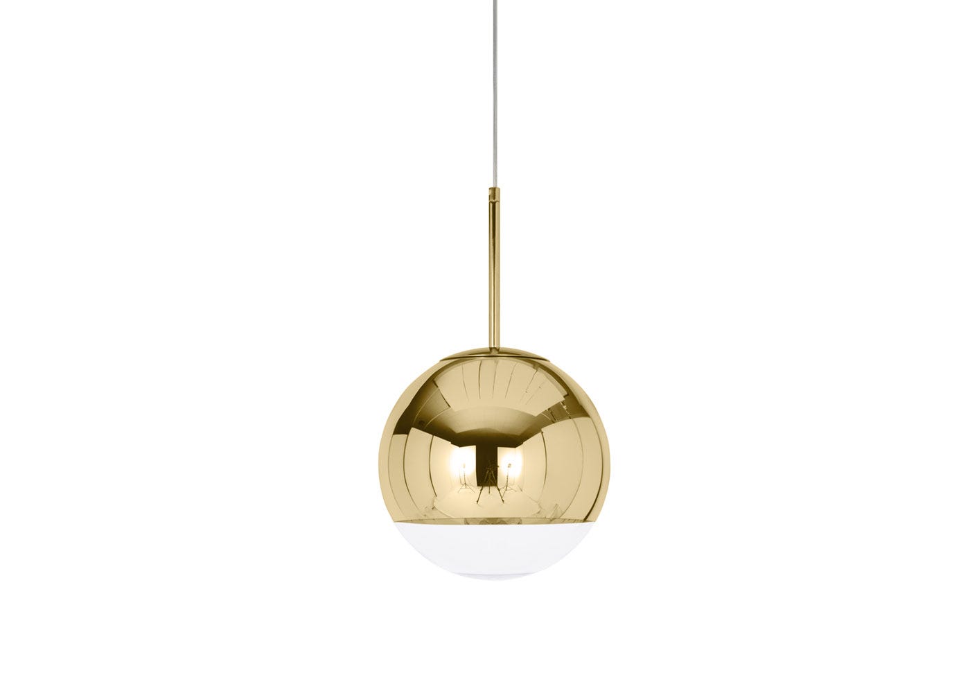 Heal's Mirror Ball LED Pendant Light Gold Small