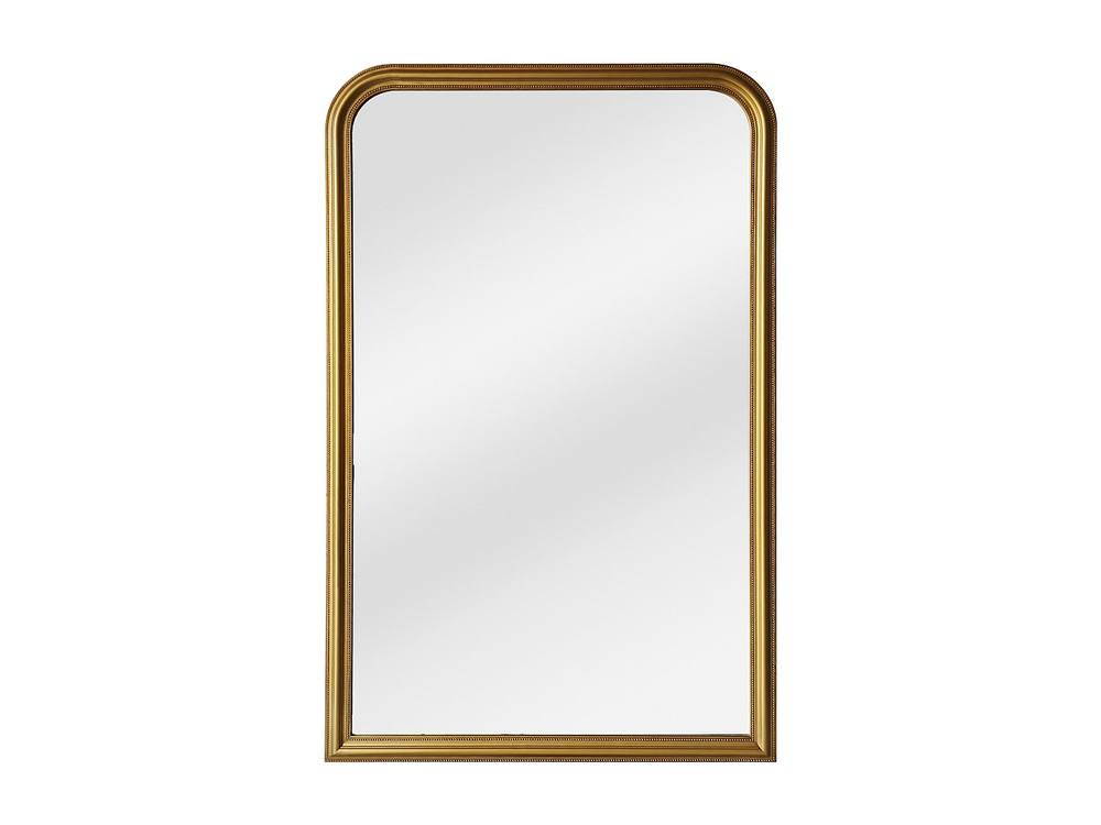 Vente-unique Large Paulownia Wood Mirror - W. 120 X H. 190 Cm - Brass Effect Gold 2