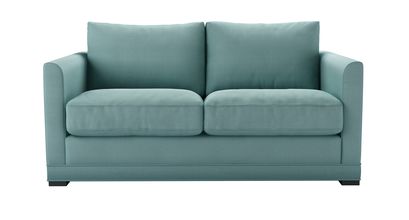 Aissa 2 Seat Sofabed in Eucalyptus Smart Cotton - sofa.com