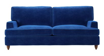 Isla 2.5 Seat Sofabed in Cobalt Smart Velvet - sofa.com