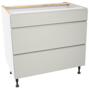 Wickes Madison Gloss Stone Drawer Unit - 900mm