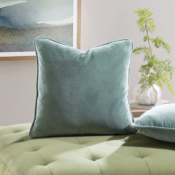 Clara Cotton Velvet Square Cushion