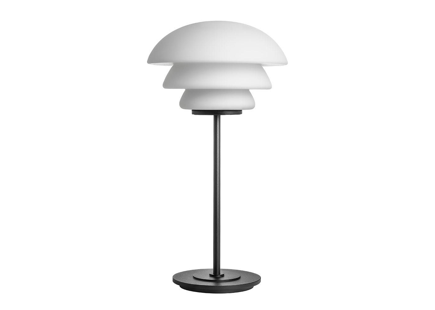 Hadeland Glassverk Archive 4006 Table Lamp Matt White & Black