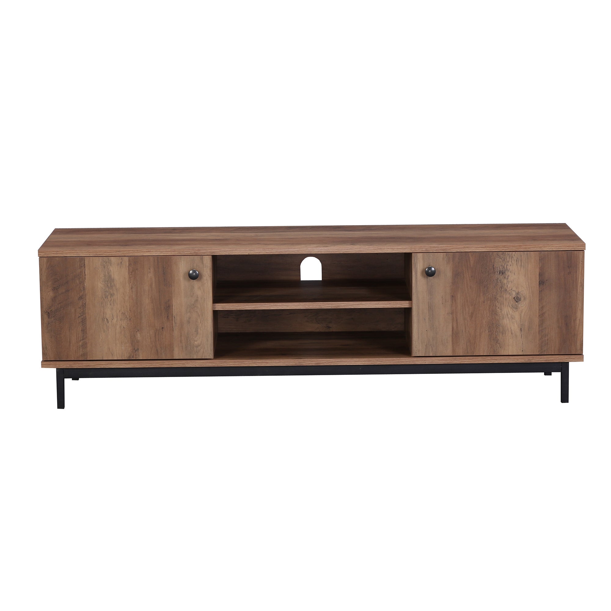 Fulton Wide TV Stand Brown