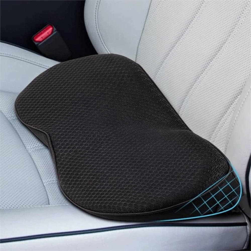 Nordara Car Seat Wedge Cushion, Memory Foam Cushion for Drivers in Black