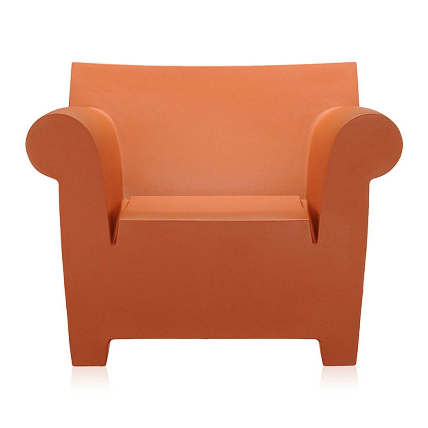 Kartell Bubble Armchair - Orange - polyethylene - Plain - W105 x D77 x H80cm - Barker & Stonehouse