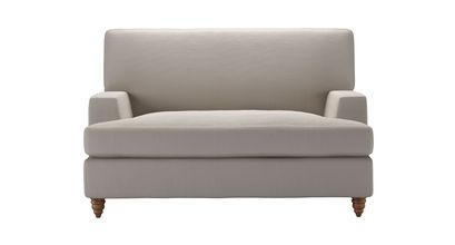 Isla Loveseat Sofabed in Stone Brushed Linen Cotton - sofa.com