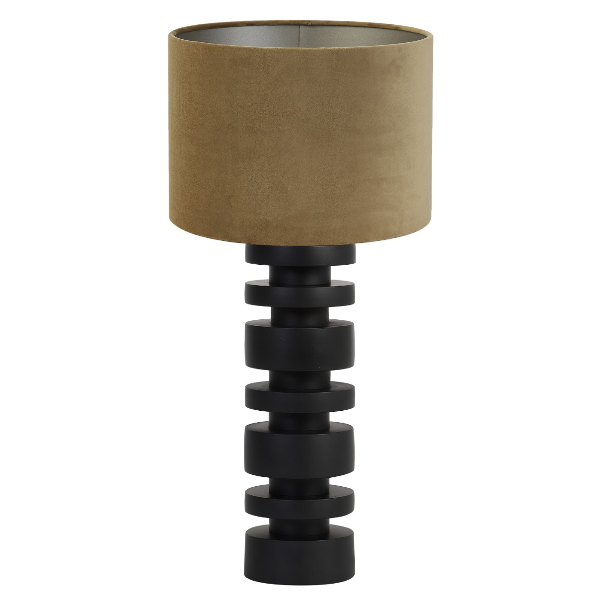 Black Block Table Lamp