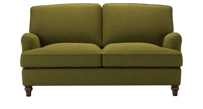 Bluebell 2 Seat Sofabed in Royal Fern Brushed Linen Cotton - sofa.com
