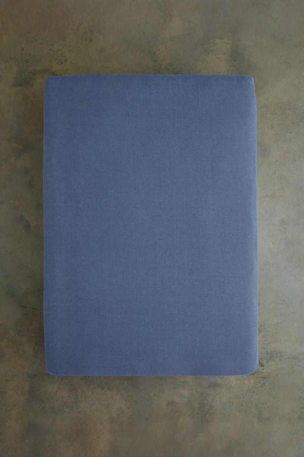 Deyongs Southwick Melange Look Fitted Sheet - Smooth, Soft & Breathable | 1846 in Blue