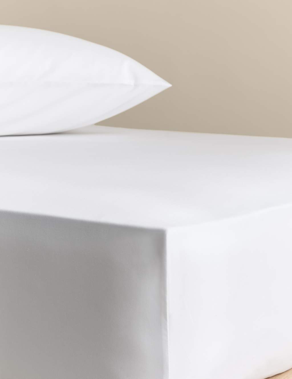 M&S Stay Cool Lyocell Rich Extra Deep Fitted Sheet White