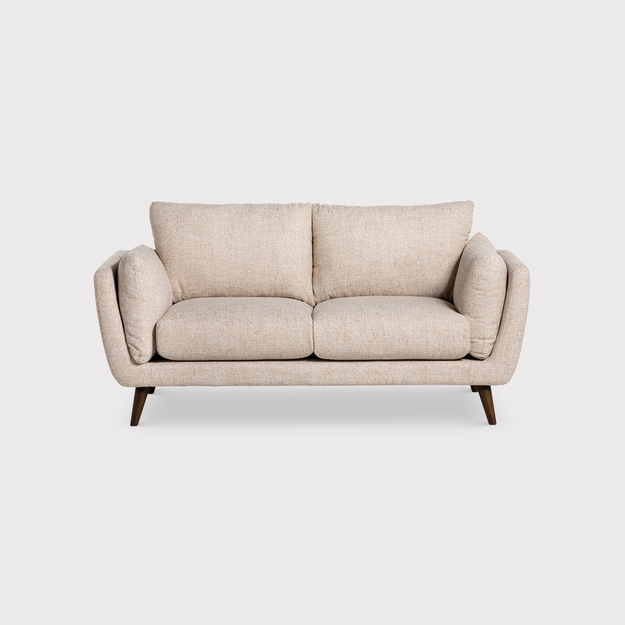 Malmo 2 Seater Sofa, White Fabric | Barker & Stonehouse