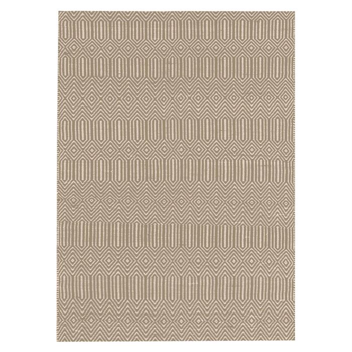 Sloan Cotton and Wool Rug, Taupe
