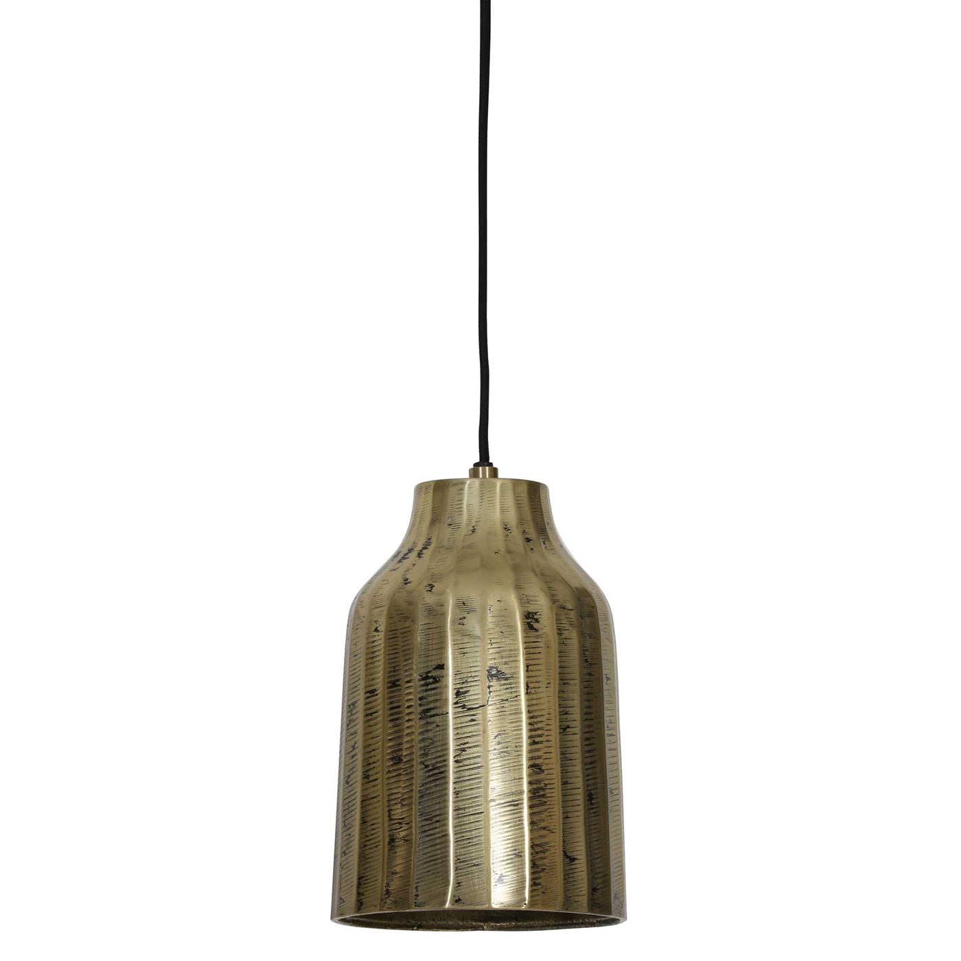 Medium Antique Gold Hanging Lamp