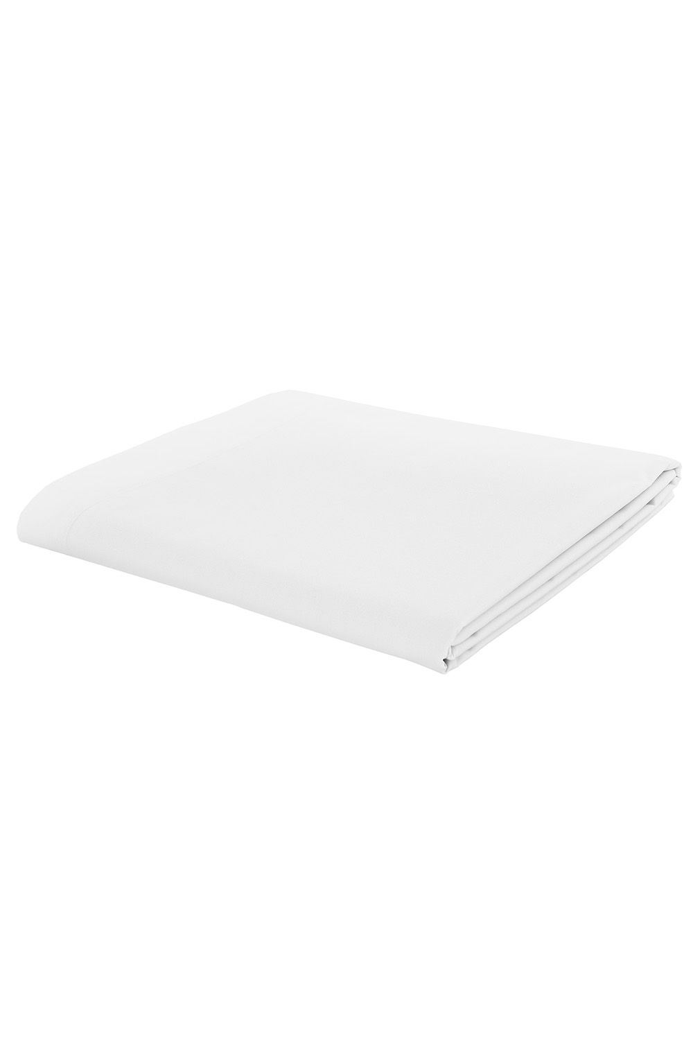 Catherine Lansfield 'Easy Iron Percale' Flat Sheets in White
