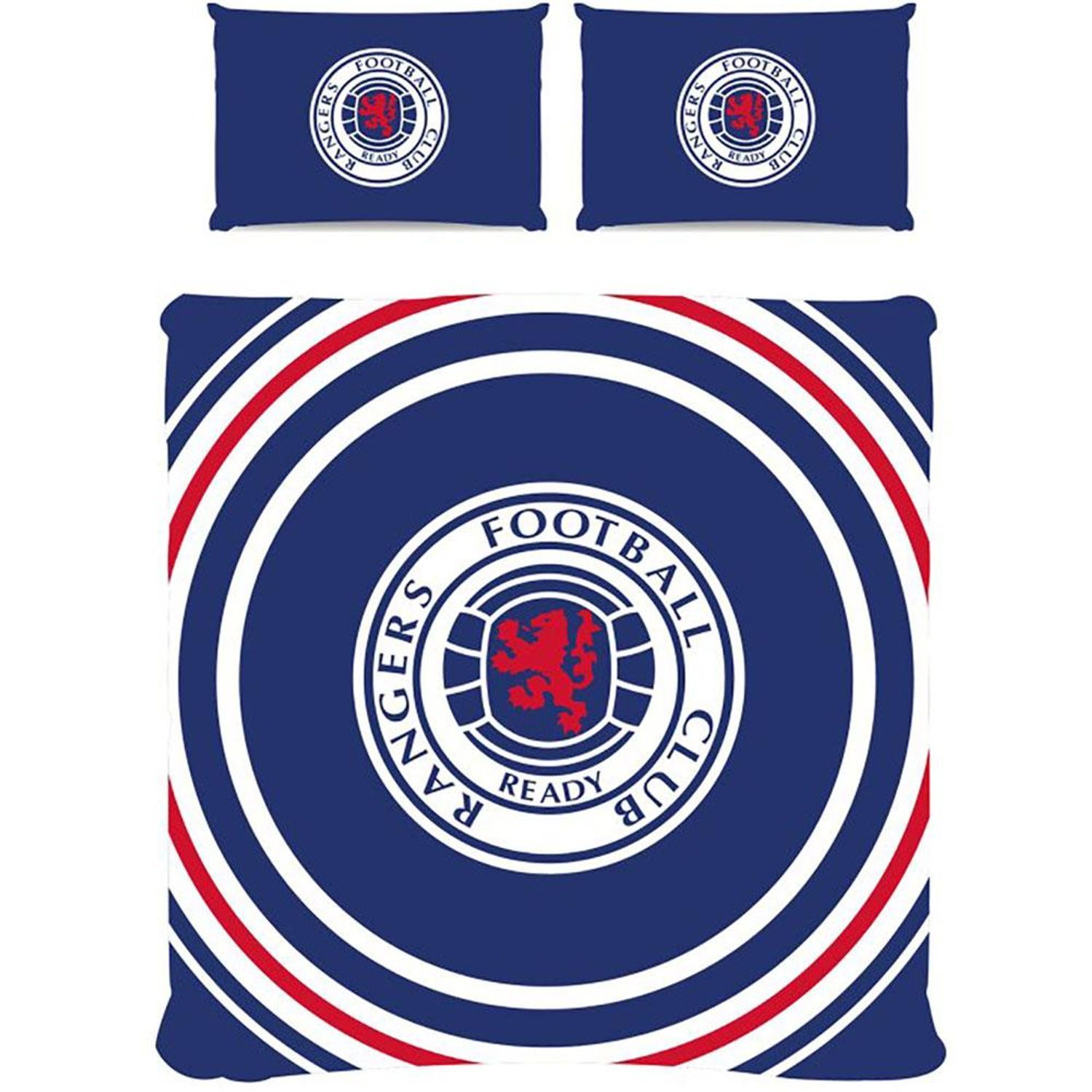 Rangers FC Reversible Pulse Duvet Cover Set in Royal