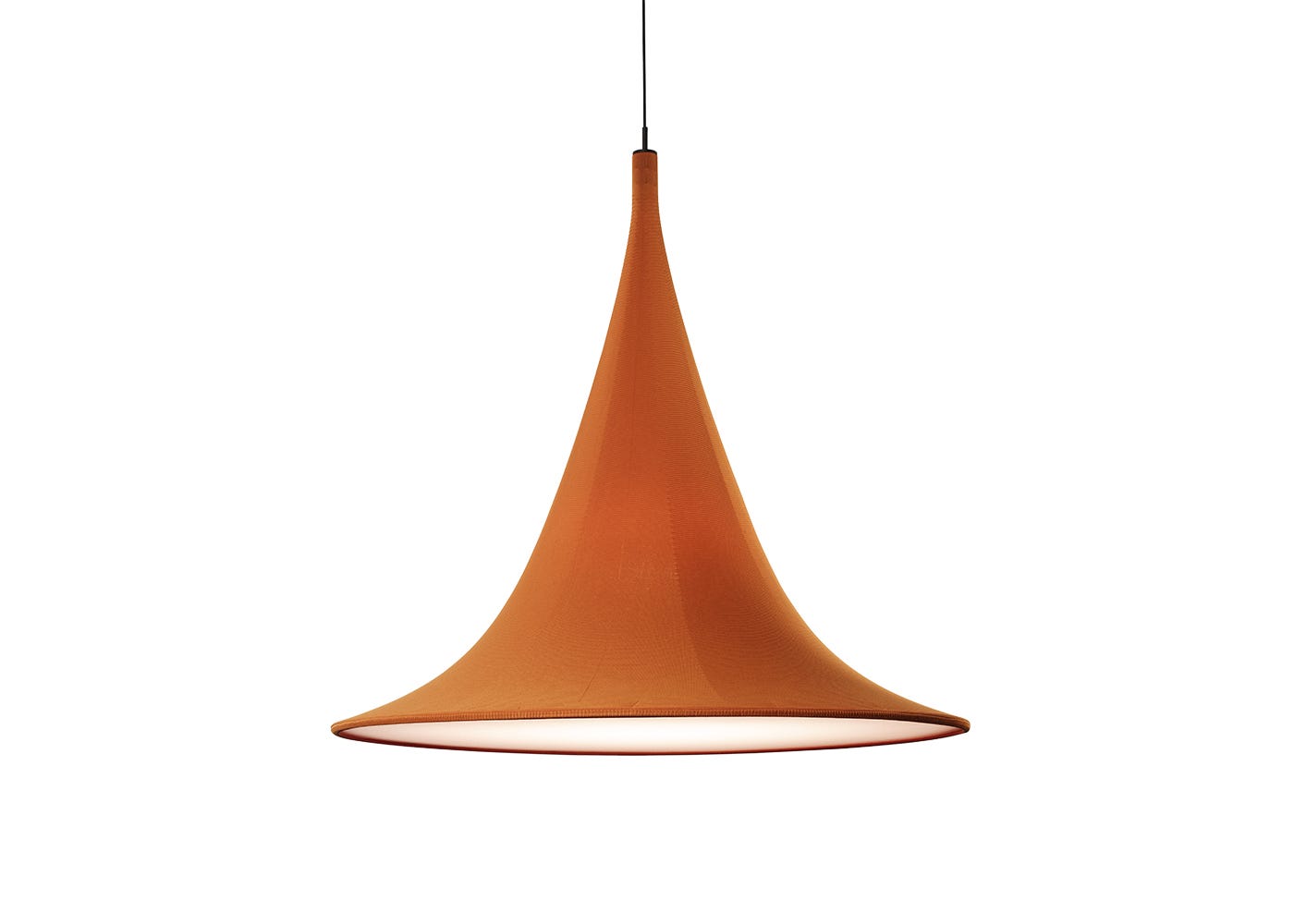 Heal's Cabana Pendant Light Orange Large
