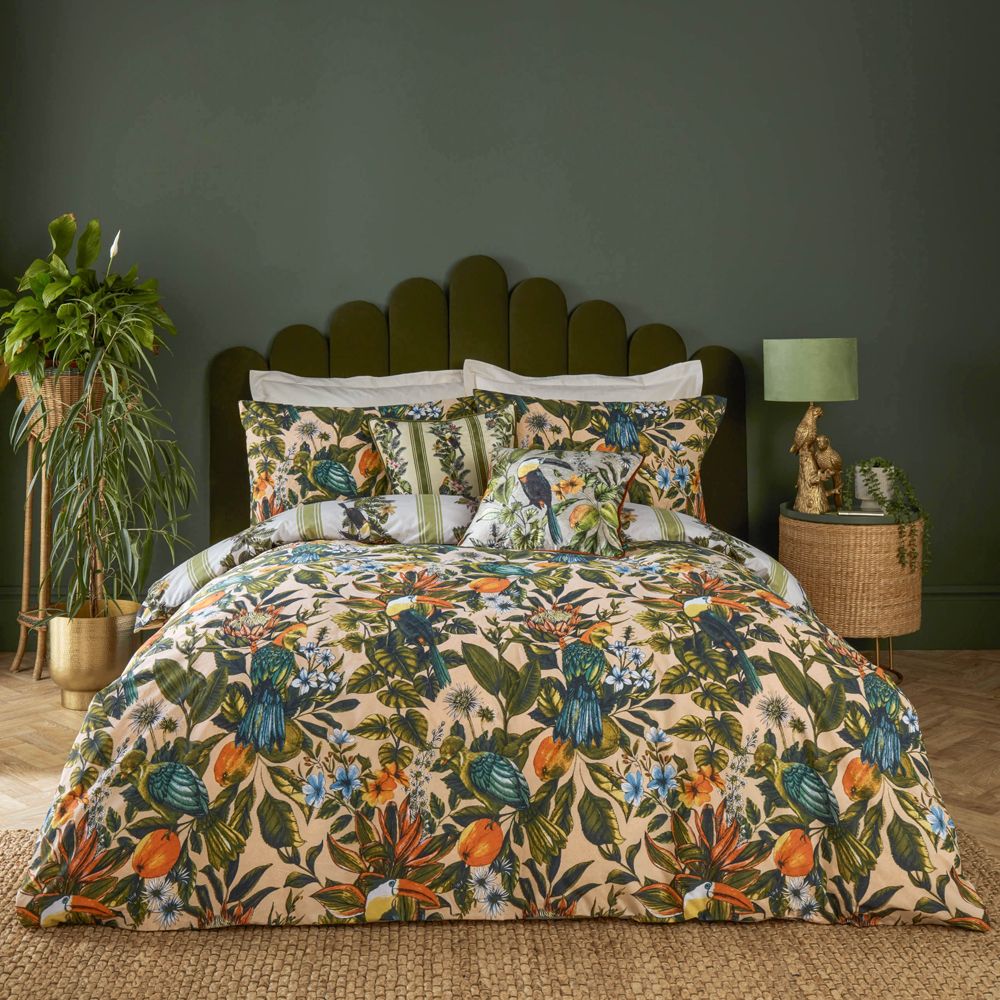 Furn Leilani Printed Floral Duvet Cover Set