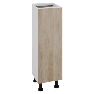 Wickes Broxwood Grey Oak Slimline Depth Base Unit - 300mm