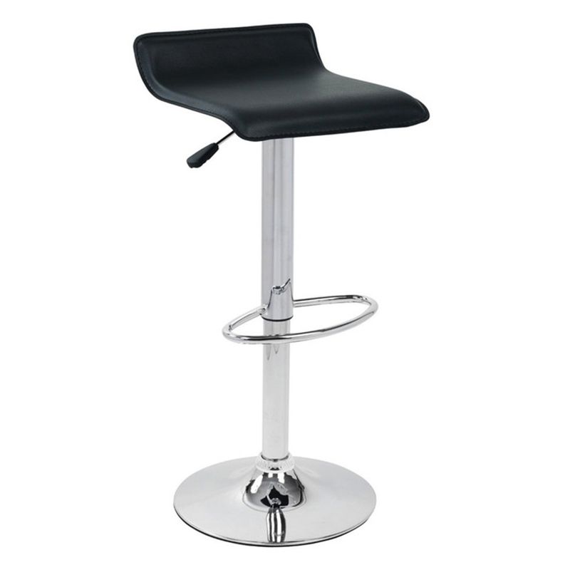 netfurniture Baconey Adjustable Breakfast Bar Stool - Black