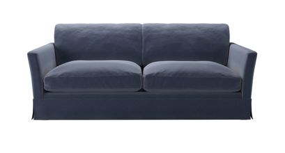 Otto 3 Seat Sofa Bed in Sapphire Smart Velvet - sofa.com